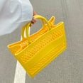 thumbnail image 4 of ZTTD Fashion Big Capacity Shopping Tote Bag Rubber Silicone Beach Bag, 4 of 8
