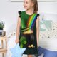 thumbnail image 4 of Fotbe St. Patrick's Day4 Vestido de Dormir para Niñas de 3 a 10 Años, Mangas Cortas, Estilo Princesa, Pijama Camisón con Mangas Voladas-Medium, 4 of 6