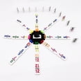 thumbnail image 3 of Mexican Train Dominoes JOYOUSLIFE Double 12 con funda de aluminio, 3 of 7