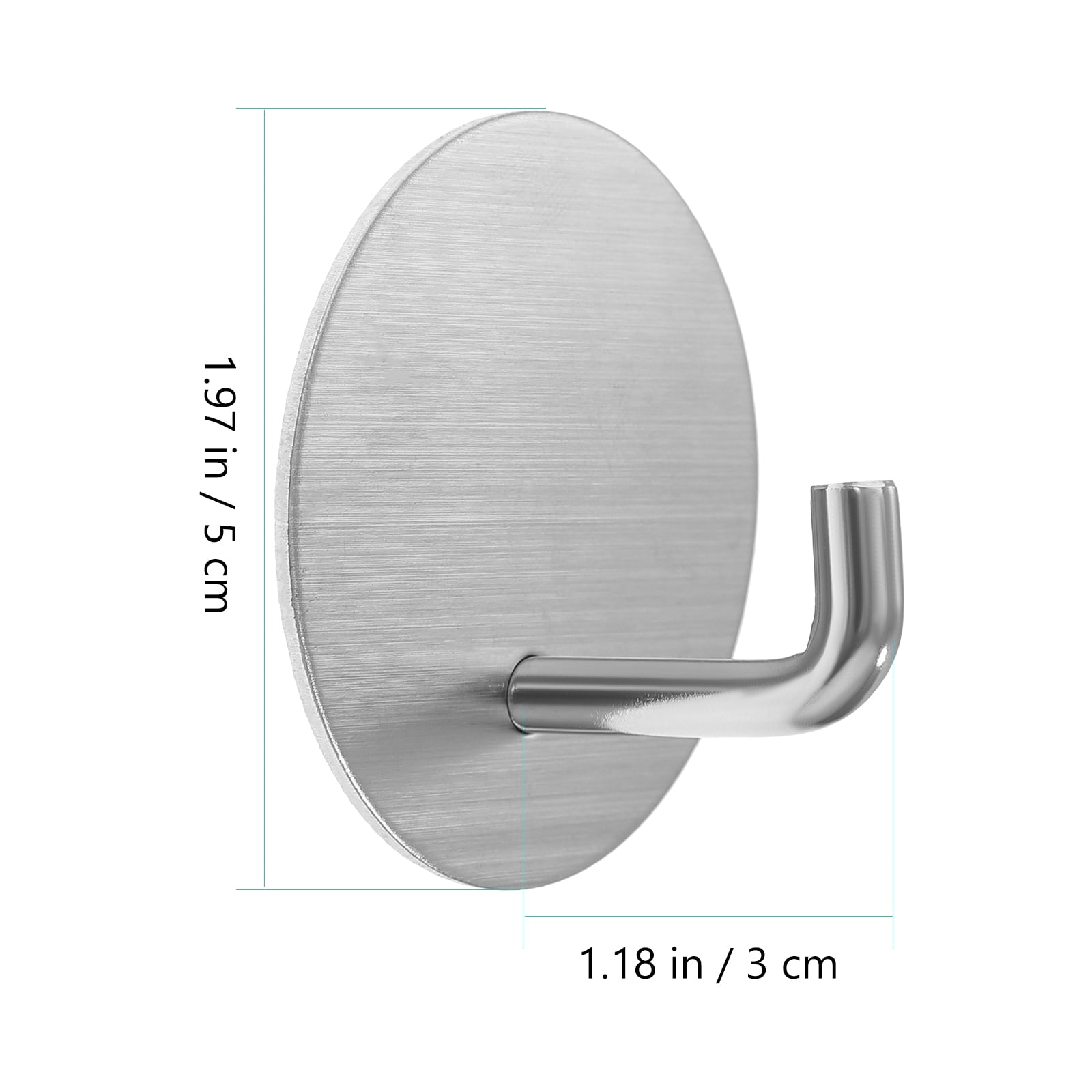 8pcs Strong Adhesive Wall Mounted Load-bearing Traceless Hook