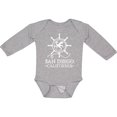 thumbnail image 3 of Inktastic San Diego California Travel Boys or Girls Long Sleeve Baby Bodysuit, 3 of 5