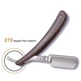 thumbnail image 3 of Yeacher Barbier Bord Droit Razor Acier Inoxydable Sécurité de Salon Pliant Rasoir Lame de Coupe de Cheveux Cheveux Sourcils Barbe Rasoir Outil de Rasage, 3 of 7