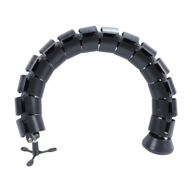 Kit de gestión de cables para vértebras, canaleta para cables, cable multifunción de fácil instalación Negro