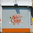 Clear Stock Merry Christmas Garage Door Sticker Holiday