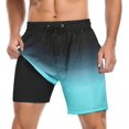 thumbnail image 1 of SURJDE Mens Swim Trunks Quick Dry Mens Board Shorts Bathing Suits Mens Swim Trunks with Compression Liner, 1 of 7