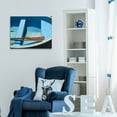 thumbnail image 2 of Cuadros Decorativos - Barco de madera azul Jr  Canvas, 2 of 2