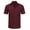 Burgundy, variant on Allsense Men's Short-Sleeve Button-Down Cuban Guayabera Shirt, Coral Pink, M