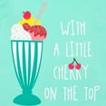 thumbnail image 2 of Harry Bear Girls Ice Cream Cherry On Top Short Sleeve T-Shirt Sizes 6-14, 2 of 3