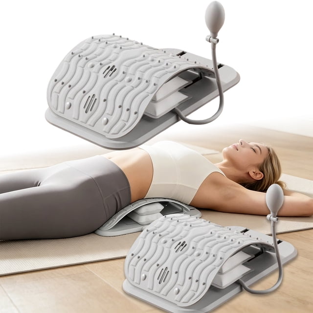 Inflatable Lumbar Support For Back Portable For Seat And Home Use