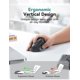 thumbnail image 2 of Mouse inalámbrico ergonómico TECKNET 4800 DPI 6 botones negro, 2 of 7