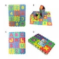 Kids Foam Puzzle Floor Play Mat with Colors or Numbers & Alphabets