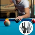 thumbnail image 4 of Breathable Billiards Gloves Enhanced Grip Left Right Hand Wear-resistant Anti-slip Stable Pole Billiards Gloves-Left Hand,Grey, 4 of 8