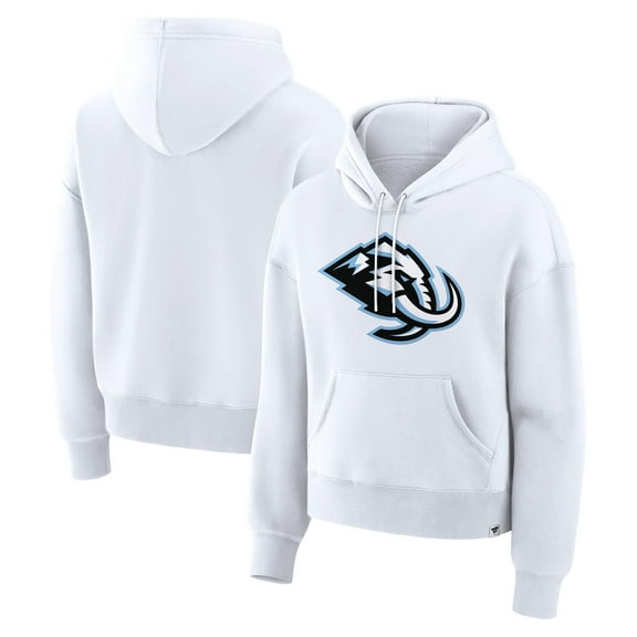 Women's Fanatics White Utah Mammoth Essential Hoodie