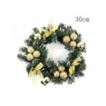 thumbnail image 3 of LED String Lights Christmas Wreath Xmas Garland with Battery Operated Home Decor, 3 of 3