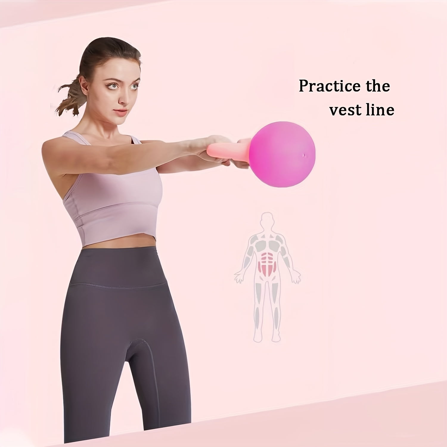 Rose Soft Dumbbell, 5-25LB PE Hand Weight, Safe Body Protection Design, Strength Training Dumbbell for Home Gym, Fat Burning & Daily Fitness