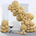 thumbnail image 1 of PartyWoo Retro Tan Balloons 140 pcs,1951, 1 of 7
