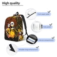 thumbnail image 3 of Goofa The Nightmare Before Christmas Pattern Durable Canvas Daypack - High-Quality Vintage Backpack, Compact & Versatile for Travel and Everyday Use-Small, 3 of 5