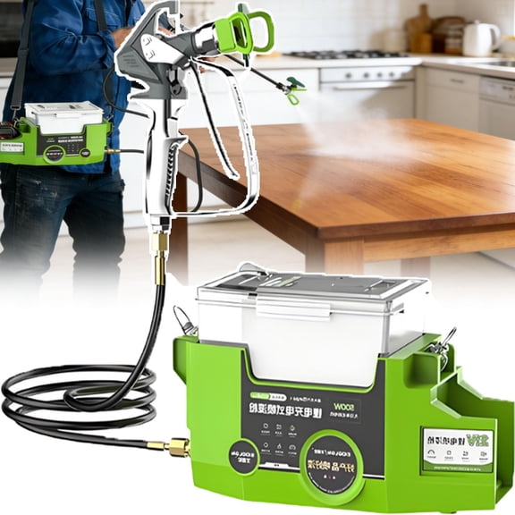 All-in-One Airless Paint Sprayer,500W Electric Wall Painting Spray-Gun,2026 Airless Sprayer Machine, Dual Charging & Plug-in Modes For Indoor Walls, Outdoor Fences & Furniture Makeovers