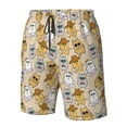 thumbnail image 5 of Naloa Music Dancing Cat Men's Beach Shorts, Surfing shorts, Swim trunks, Quick Dry Swim Trunks for Surfing Beach Fun - Large, 5 of 9