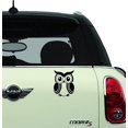 thumbnail image 1 of Autocollant Voiture Noir Misc Hibou, 1 of 1