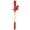 Red, variant on Rupoun Test Hook Multimeter Mini Grabber Stainless Steel Probe for Car Repair 4mm Socket J.30019 Black (6.69 inches / 17 cm)