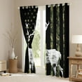 thumbnail image 3 of Castle Fairy Jungle Deer Black Out Curtains,Camouflage Curtains Pack of 2 (42x63 Each), 3 of 6