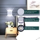 thumbnail image 4 of Luz LED de pared para interiores de 6 W, lámpara de pared moderna rectangular hacia arriba y hacia abajo, iluminación de pared de aluminio, luz blanca fría de 6000 K, blanco JAMW Sencillez, 4 of 5