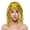 Golden, variant on Shiny Tinsel Party Wig, Foil Fiber Cosplay Hair for 2026 Summer Sports Events, Festive Photo Prop for Men Women 1 Pack