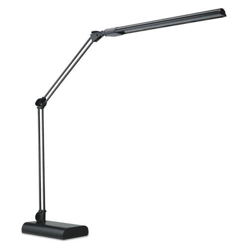 Adjustable LED Desk Lamp 3.25"w x 6"d x 21.5"h, Black