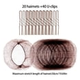 thumbnail image 5 of Necvior Bun Hair Net Invisible Elastic Edge Mesh Hair Net and U Shaped Hair Pin Set, 5 of 14