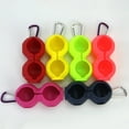 thumbnail image 3 of EeaseCA Silicone Ball Holder Dual Ball Storage Protection Carrier with Hook (Yellow), 3 of 7