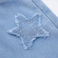 thumbnail image 4 of WRKEKC Jeans for Girls Fashion Bow Tie Embroidery High Waist Loose Fit Pockets Wide Leg Denim Long Pants for Kids 5-13 Years, 4 of 9