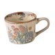 thumbnail image 3 of Taza de café de cerámica, taza de leche, regalo versátil para inauguración de casa, novedad para el hogar, agua Flor, 3 of 9