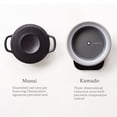 thumbnail image 2 of Musui-Kamado Vermicular (OLLA PARA ARROZ) | Cocina de inducción de hierro fundido | Multicocina de precisión | Arrocera japonesa | Olla de cocción lenta | Olla de hierro fundido esmaltado no tóxico |, 2 of 5
