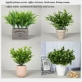 thumbnail image 4 of 7 Fork Imitation Green Leaf Plastic Wedding Supplies Artificial Plants Fake Plant Artificial Flower Simulation Aquatic Plants 07, 4 of 8
