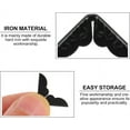 thumbnail image 4 of 100PCS Book Corner Protector,Decorative Antique Book Edge Covers,Vintage Style Scrapbooking Corner Guard,Book Accessories for Scrapbook Folder Menus Album (Black), 4 of 7