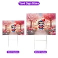 thumbnail image 5 of Happy Valentine’s Day Adorable Exotic Shorthair Kitten Holding Heart Balloon Yard Sign Cat Lover Kitten Owner Gifts Outdoor Home Lawn Garden Porch Decor - 00030, 5 of 5