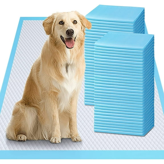 Thicker Heavy Absorbency Pet Training Puppy Pads 28"x34"- Extra Large Disposable Polymer Quick Dry No Leaking Pee Pads for Dogs, Cats, Rabbits and Other House Training Pets, 30 Count