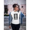 thumbnail image 2 of Leaning Tower Of Pisa Sketch T-Shirt Women -Ethan Harper Designs, Female x-Large, 2 of 4