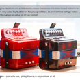 thumbnail image 1 of Acordeón pequeño de 7 teclas para niños, juguetes educativos, instrumentos musicales, 1 of 5