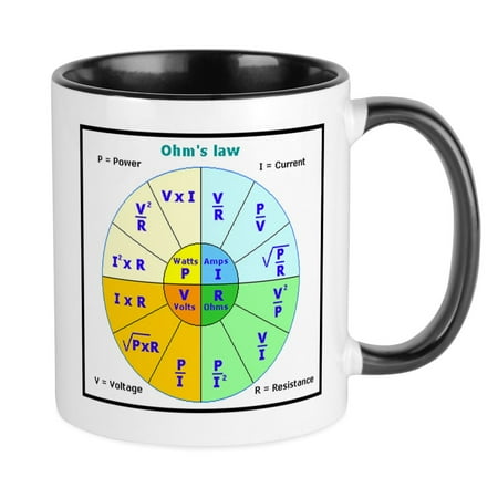 

CafePress - Ohms Law Mugs - Ceramic Coffee Tea Novelty Mug Cup 11 oz