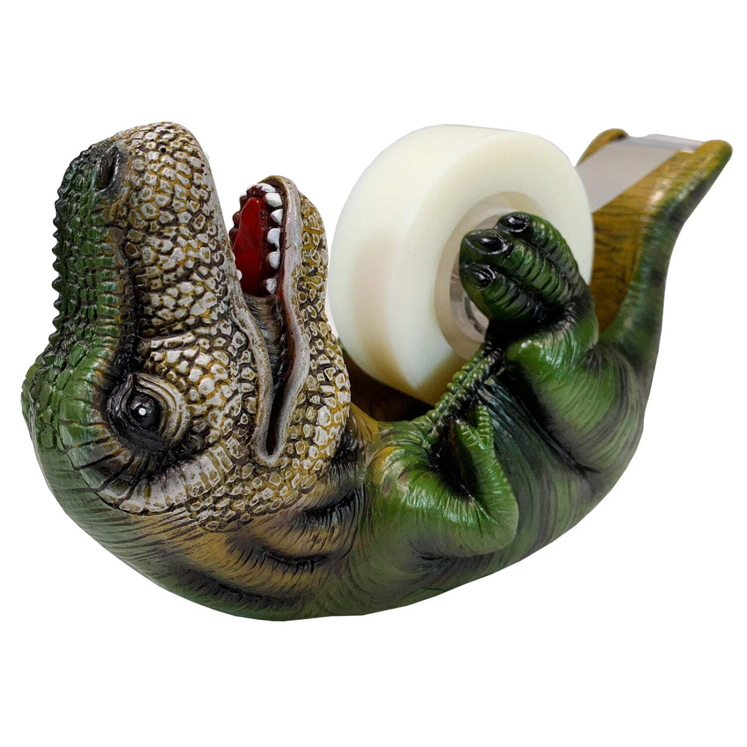 Streamline Imagined T-Rex Tape Dispenser - Green