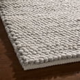 thumbnail image 3 of TOWN & COUNTRY TERRA Olea Bubble Texture Handcrafted 100% Wool Area Rug, Brown, 6'x9', 3 of 9
