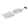 thumbnail image 1 of 78x Tapas de Pernos + 5pcs Tornillos set para Harley FL FX FXS 2007-2013 Sunnimix Cubiertas de pernos cromados, 1 of 8