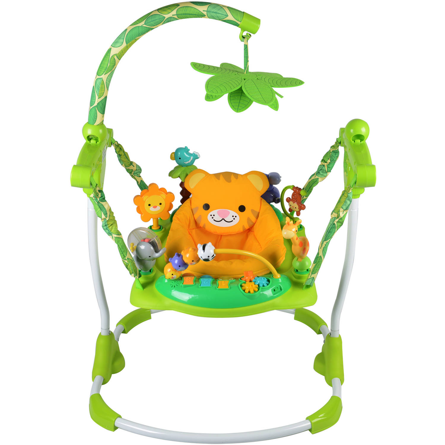 Baby Bouncer Seat Safari Jumper Exerciser Safe Play Fun Toy Bar