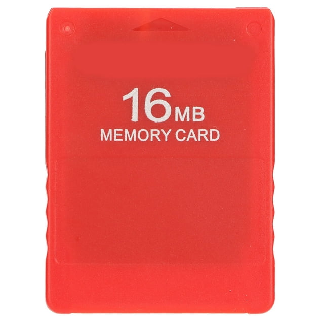 Carte Mémoire 16MB Robuste Facile à Utiliser Haute Vitesse Portable pour PlayStation 2rouge