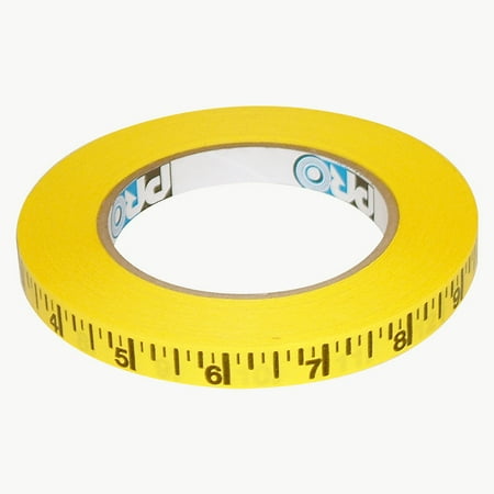 

Pro Tapes Pro-Measurement Ruler Tape: 1/2 in x 50 yds. (Yellow with Black printing / Imperial scale)