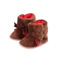 thumbnail image 1 of SUNSIOM Newborn Baby Christmas Booties, Cartoon Animals First Walkers Shoes, 1 of 8