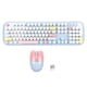 thumbnail image 1 of Lindo ratón con teclado color azul claro diseño ergonómico ahorro de energía automático soporte plegable teclado y ratón Plug and Play para oficina para trabajar ANGGREK Otros, 1 of 8