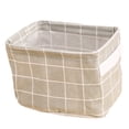 thumbnail image 1 of Laundry Bag Waterproof Clothes Organizer Box waterproof laundry Cloth Cargo Holder Portable Multi-Purpose Storage Box, Gray Plaid, 1 of 7